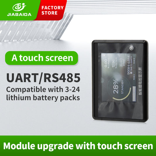 JBD- lcd display touch screens UART/RS485 Ports smart bms Tools Battery Management System Jiabaida BMS