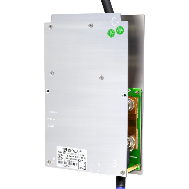 JBD Smart BMS 7~21S 8S 16S 20S 200A 300A Communicant PCB with Relay Support UART, Bluetooth or RS485 Function for Lithium Battery LiFePo4 Li-ion Jiabaida BMS