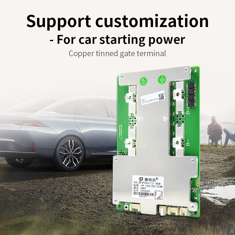 JBD Smart BMS 4S 100A 150A with Built-in Blutooth, Heating function or Switch function Support Series Connection Jiabaida BMS
