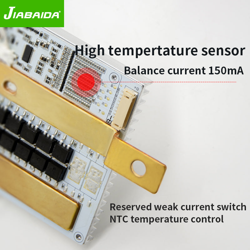 JBD Normal BMS 8S 24V 100A 120A 150A 200A 250A Lifepo4 Lithium Battery PCB with Passive Balance Jiabaida BMS
