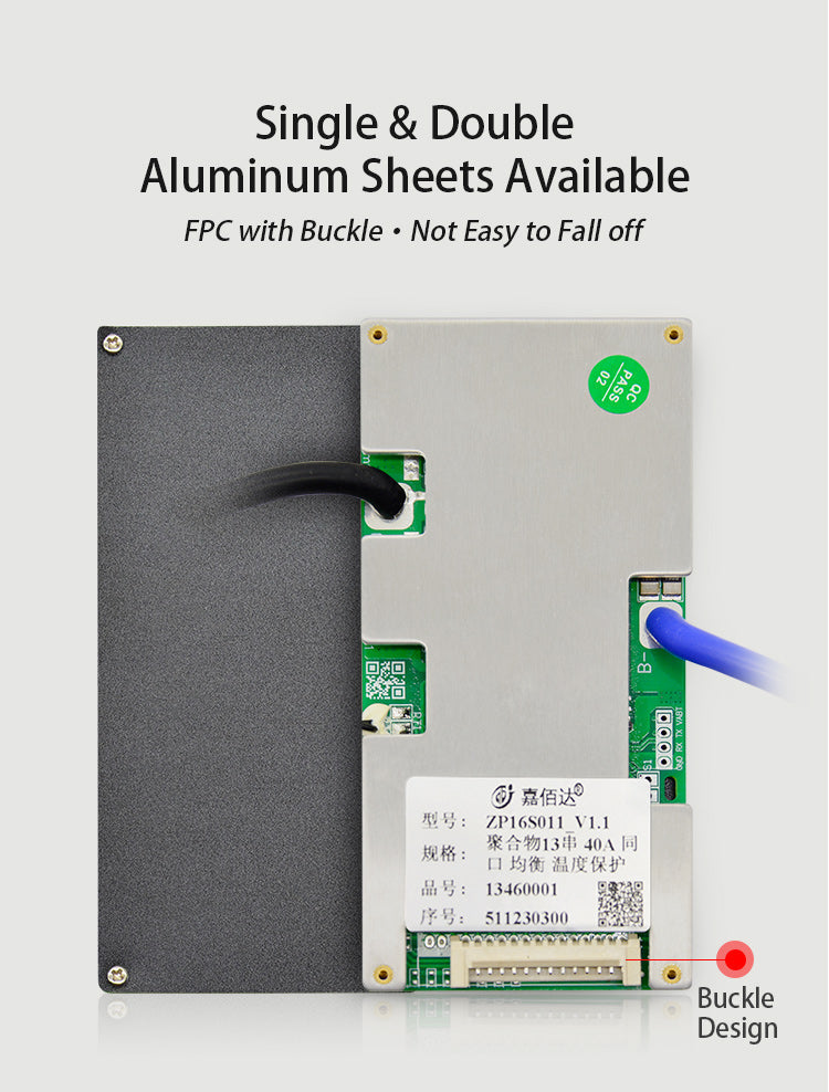 JBD Normal bms  12S 13S 14S 16S Lithium Battery PCB with  Passive Balance Jiabaida BMS